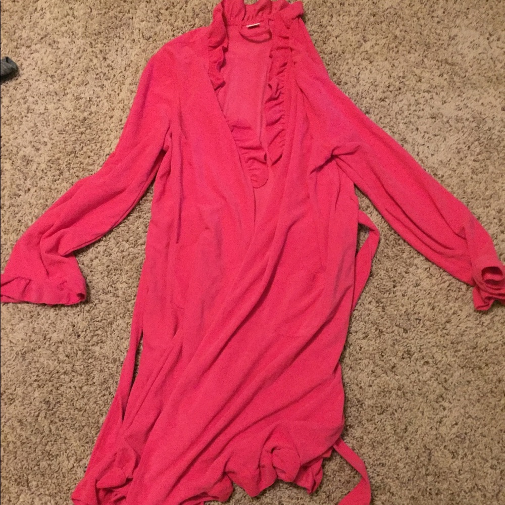 Pink robe