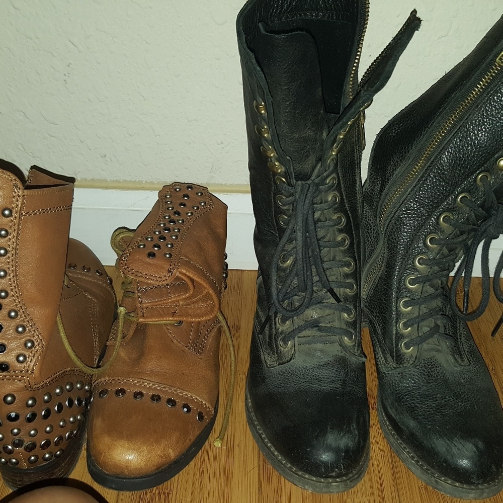 Size 6.5 and size 7 ankle boots.
