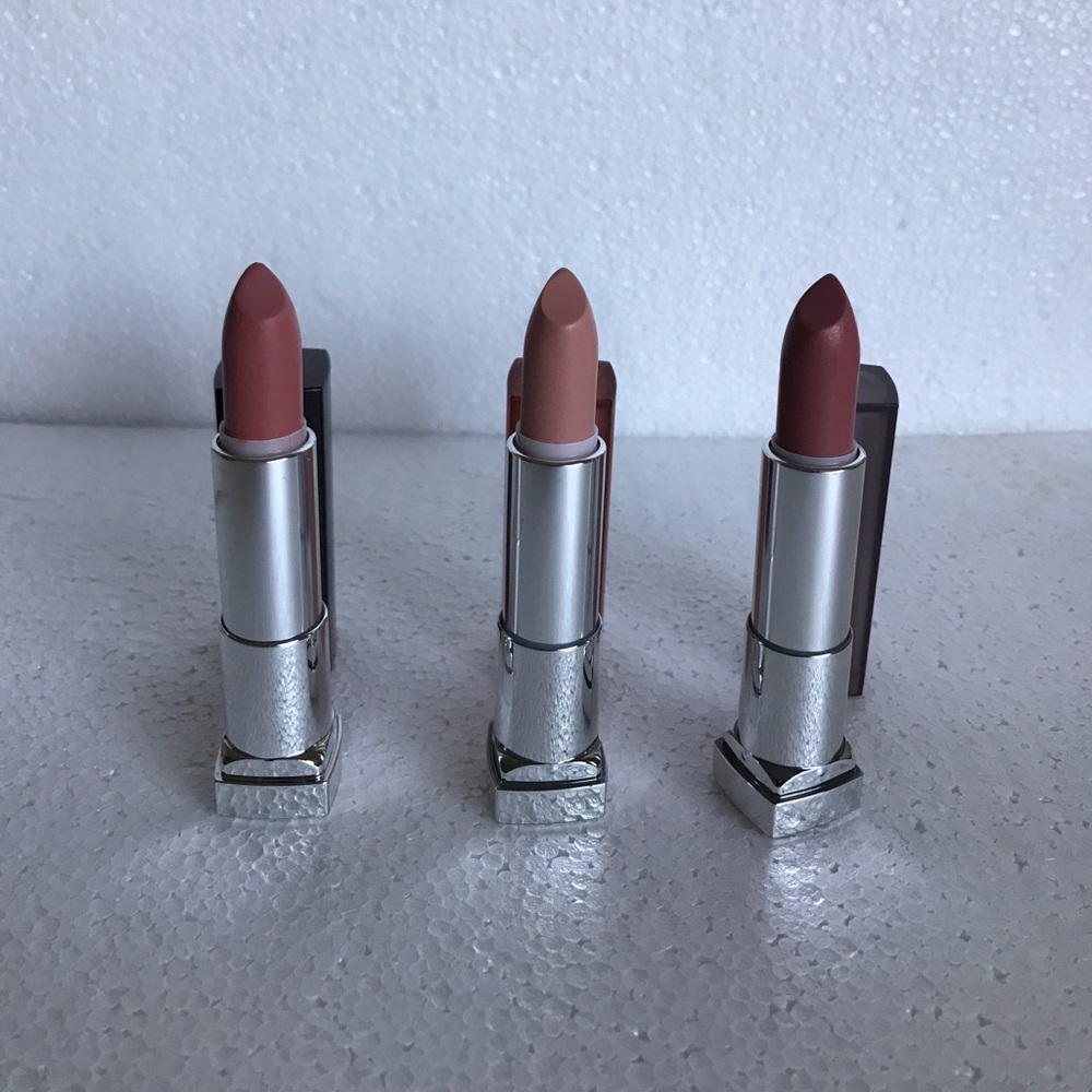 Maybelline  💄 3 pcs lipstick 💄 bundle