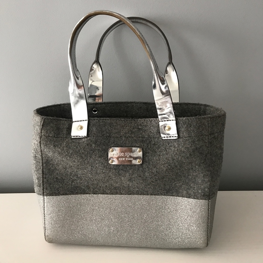 Kate Spade Sparkle Frosted Felt Quinn -75% Off