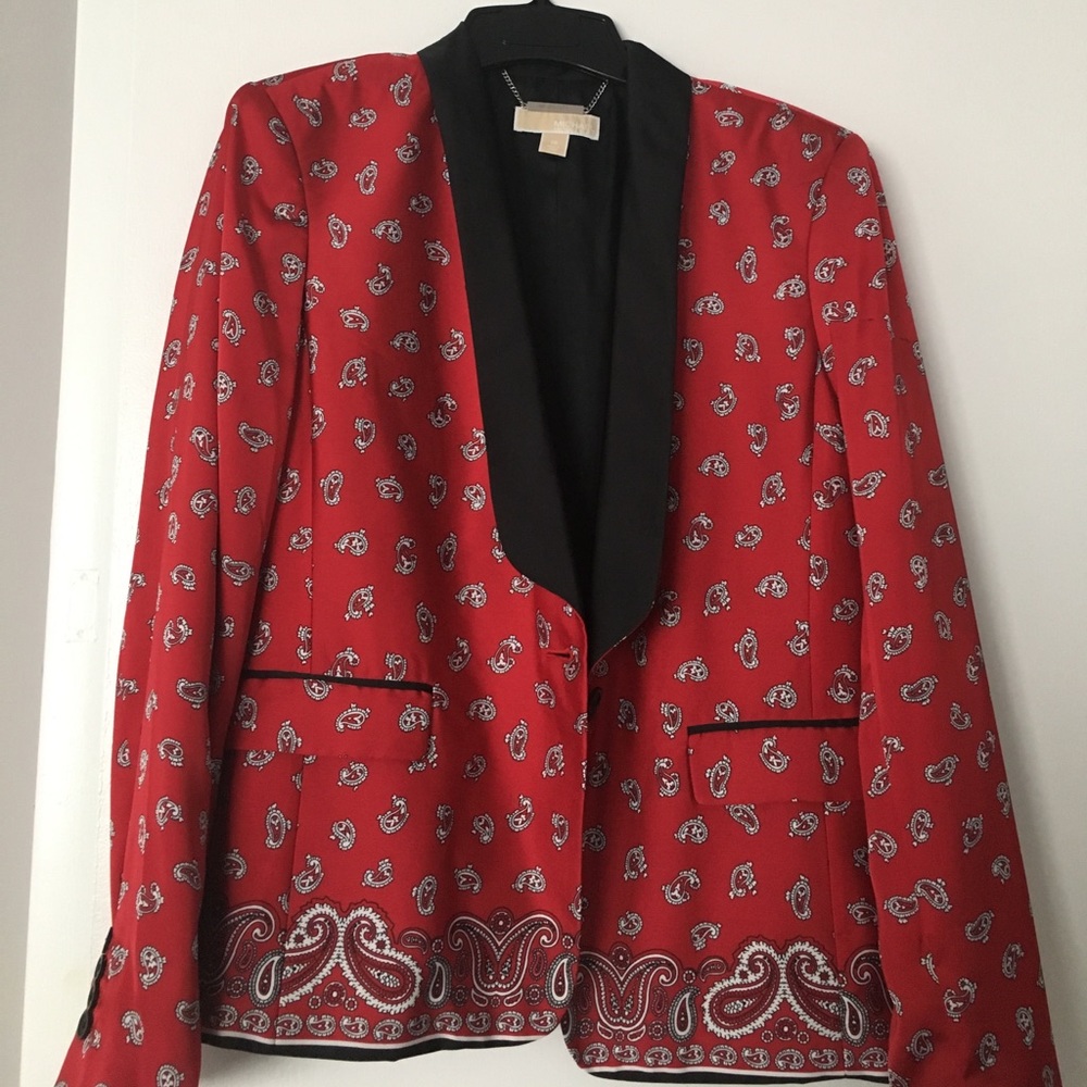 Unique printed Micheal Kors blazer