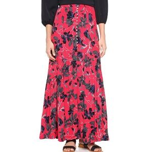 Free people • maxi skirt with high slit 💃🏼