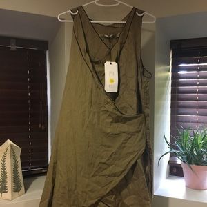 Cynthia Ashby Draped Tank Dress