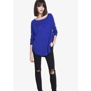 NWOT Express Royal Blue Colored Sweater XS