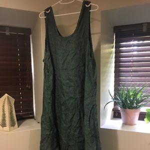 Cynthia Ashby Medium Blue Maxi Dress