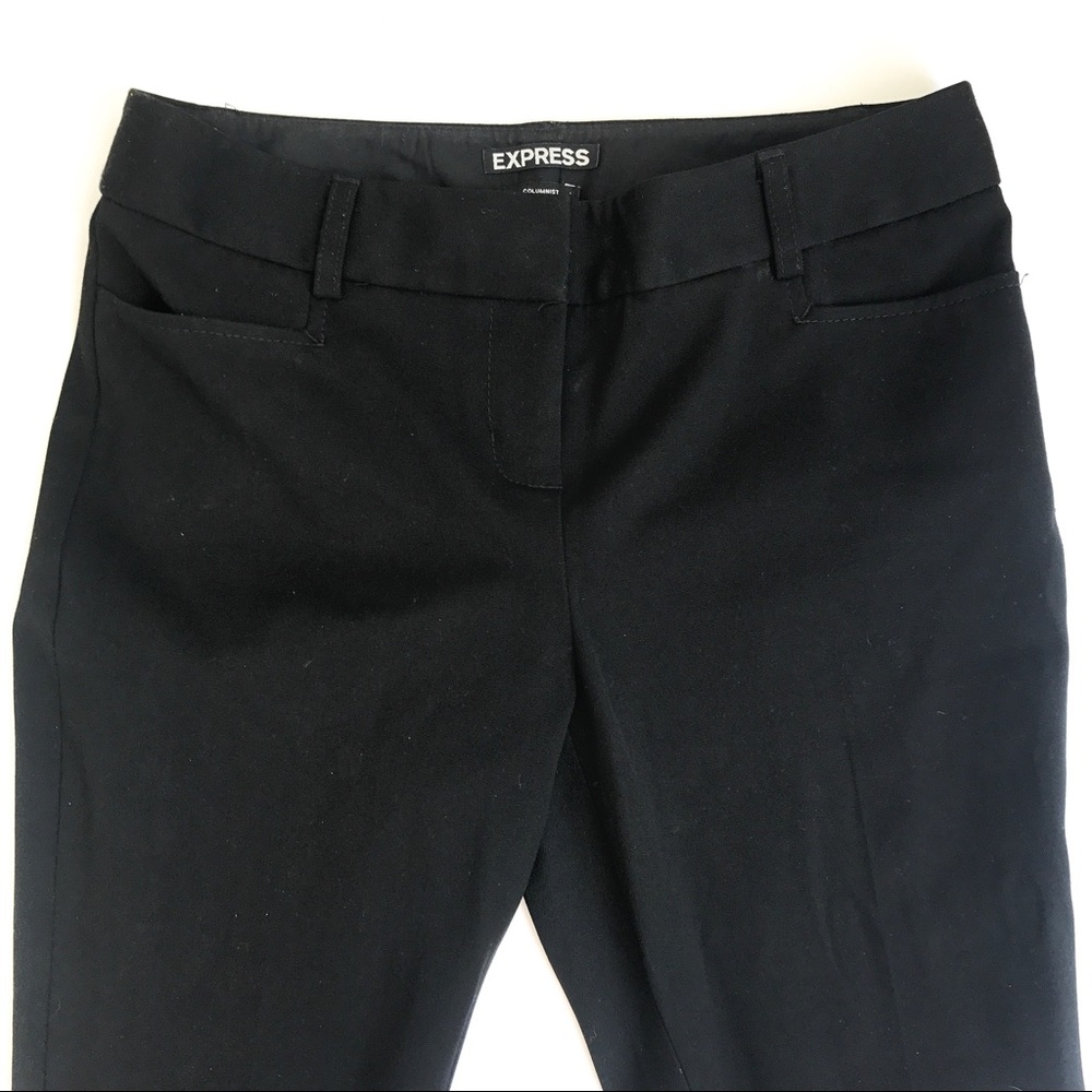 Express Black Columnist Slacks - image 1