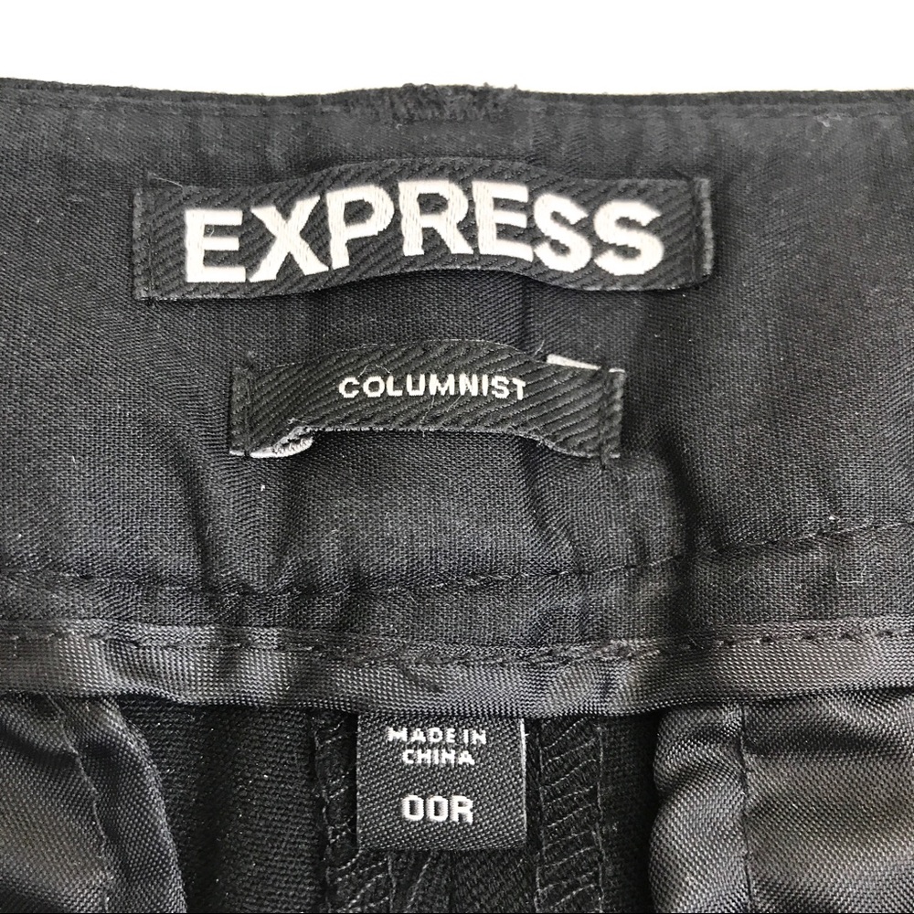 Express Black Columnist Slacks - image 2