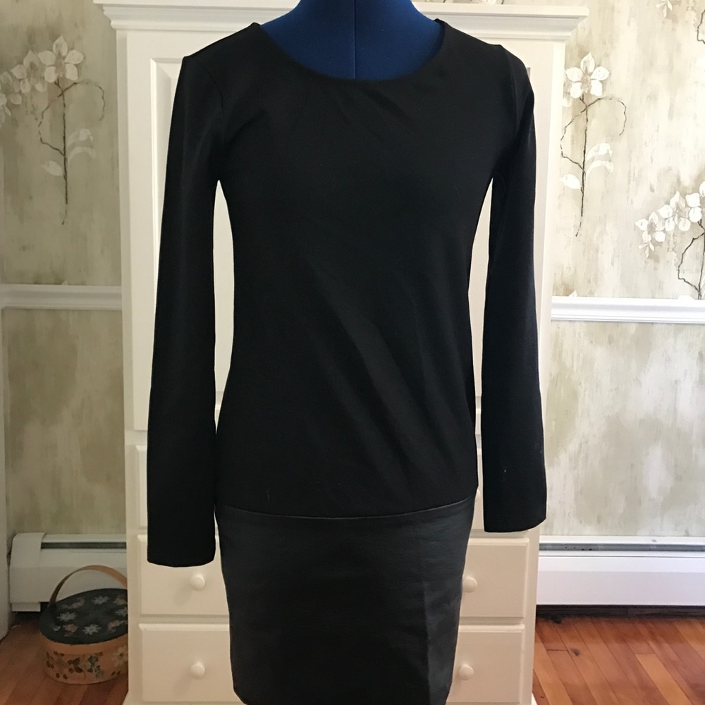 Banana Republic midi black dress