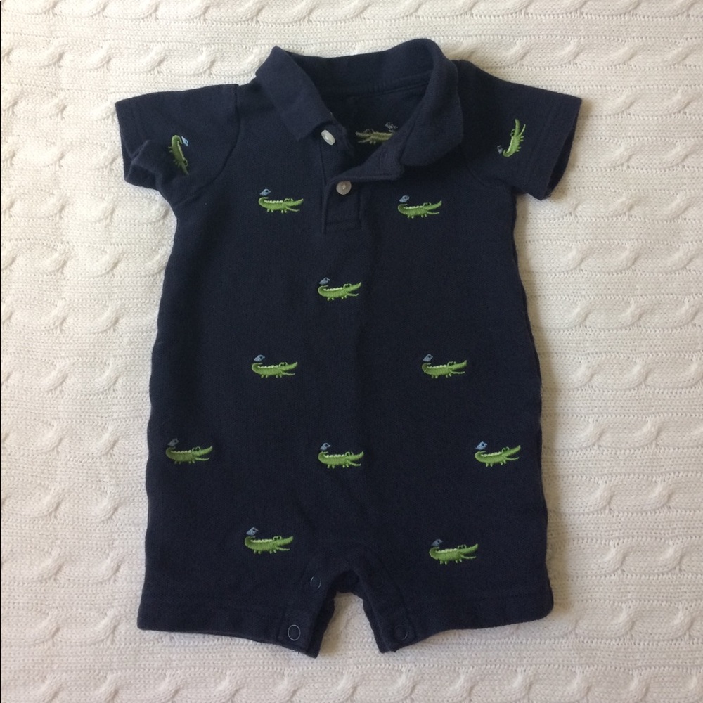 Gymboree embroidered romper
