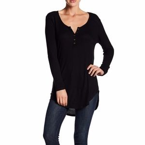 Abound Hi-Lo Ribbed Henley