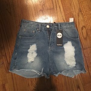 High waisted shorts
