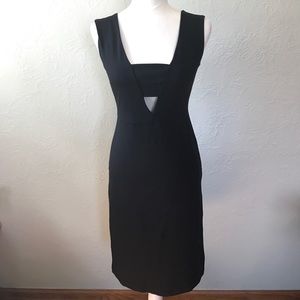 Cynthia Rowley Black Sleeveless Sheath Dress