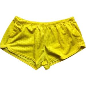YELLOW SOFFE SHORTS