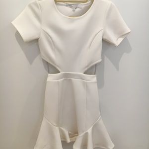 Lovers &a Friends white cutout dress