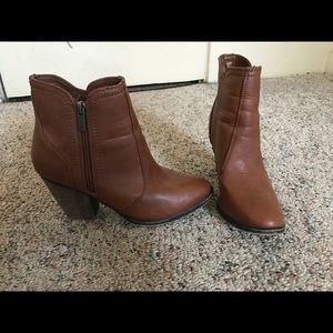 Brown booties