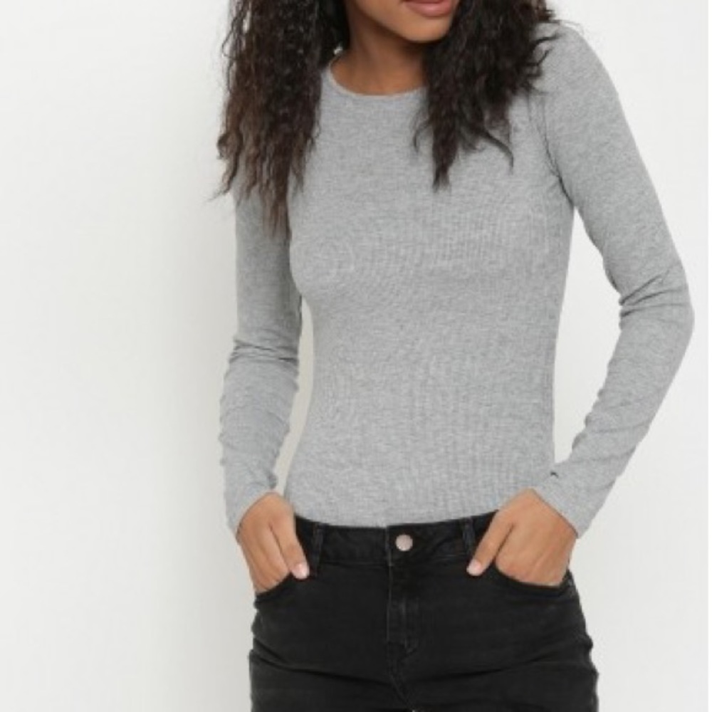 Long sleeve Forever 21 ribbed shirt