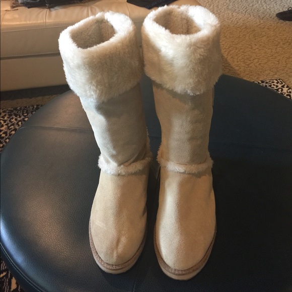 Guess Shoes - GUESS BOOTS SUEDE & FAUX SHEARLING BOOTS SIZE 11