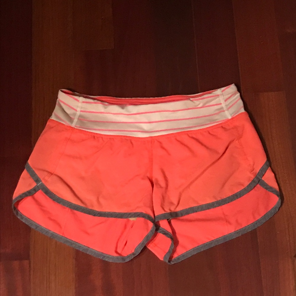 LULULEMON speed shorts!!! (Coral)