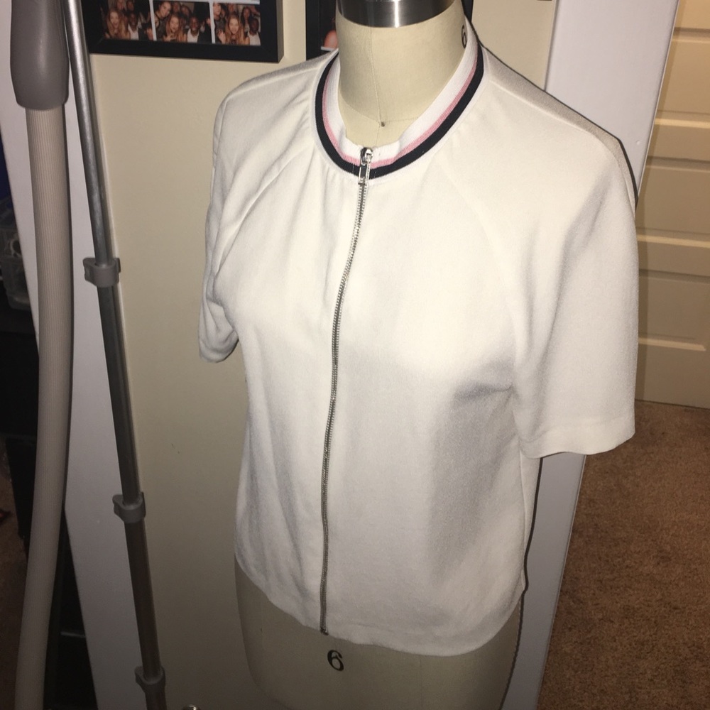 H&M Short Sleeve Zip Front Jacket - Picture 1 of 5