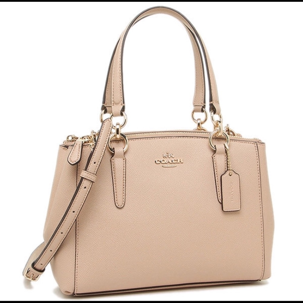 Coach , Crossgrain Leather MINI Christie Carryall