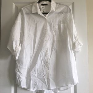 Crisp White Oversized Oxford
