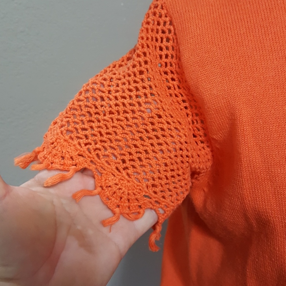 Story Book Knits Sweater Orange Size Small - Picture 2 of 6