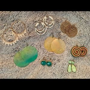 Bohemian Earrings. 8 pairs!