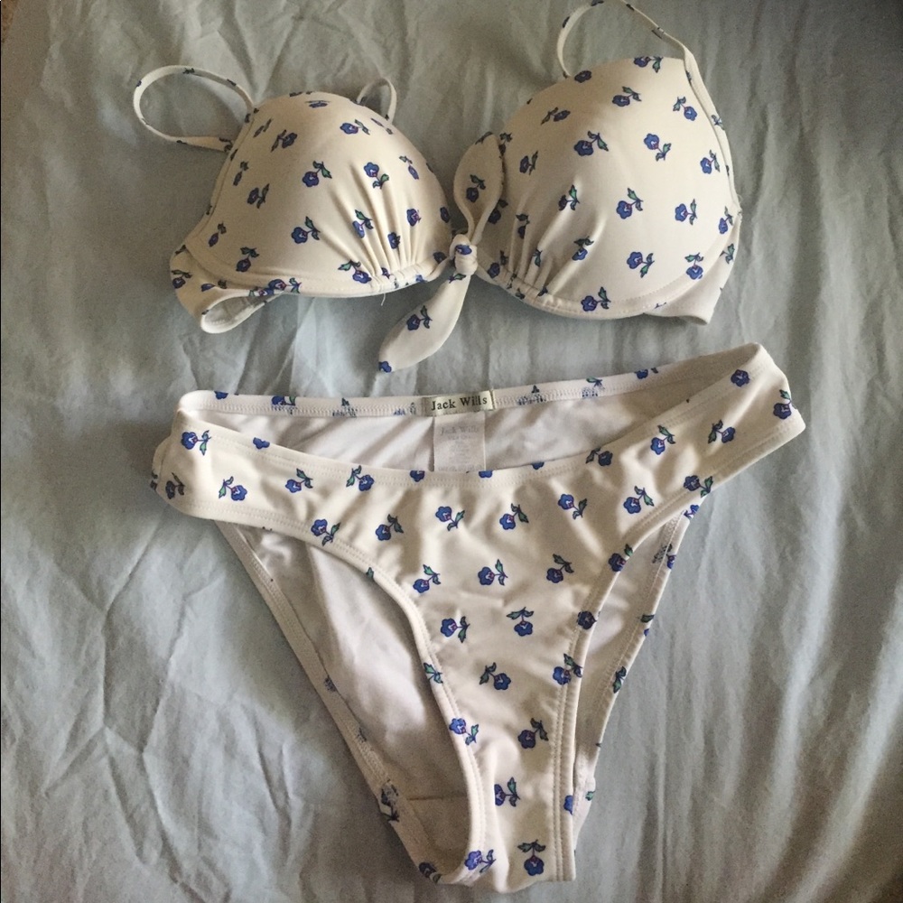 Jack Wills floral bikini