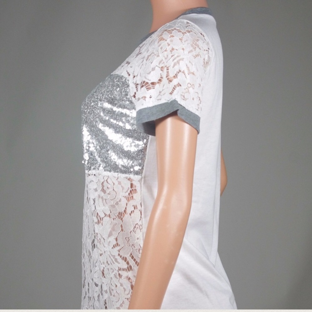 Lace Sequin Top - Picture 5 of 5