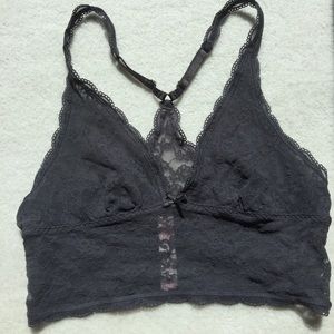 Victoria's Secret Grey Racerback Bandeau (M)
