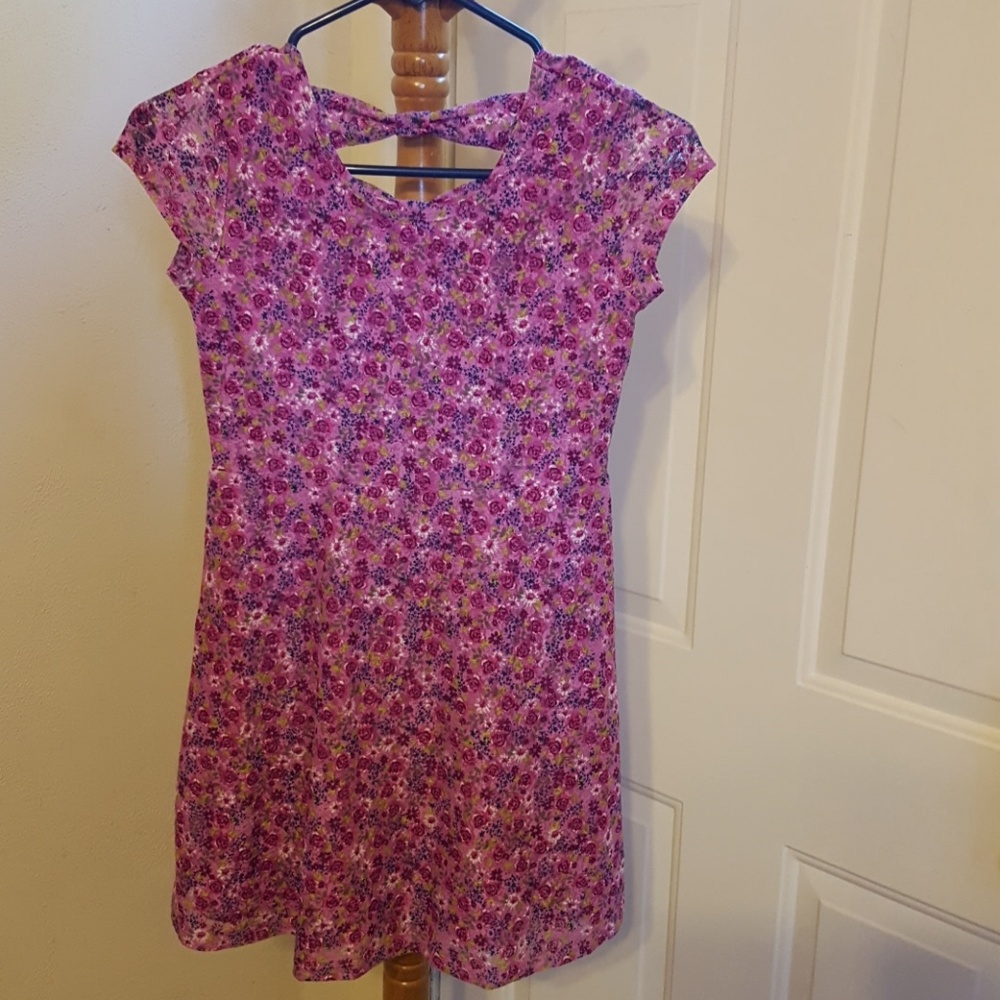 Girls Floral Lace dress 10/12