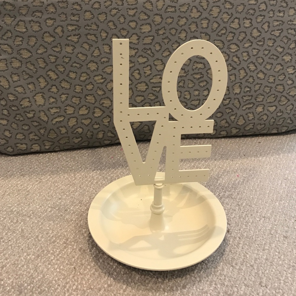 Earring holder stand/ jewelry dish