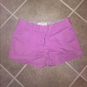 Purple J. Crew shorts