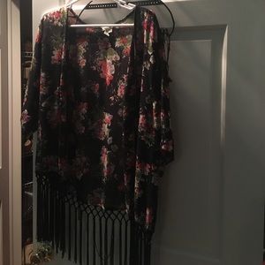 Pacsun Floral Cardigan