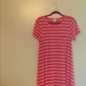 LulaRoe striped t shirt dress