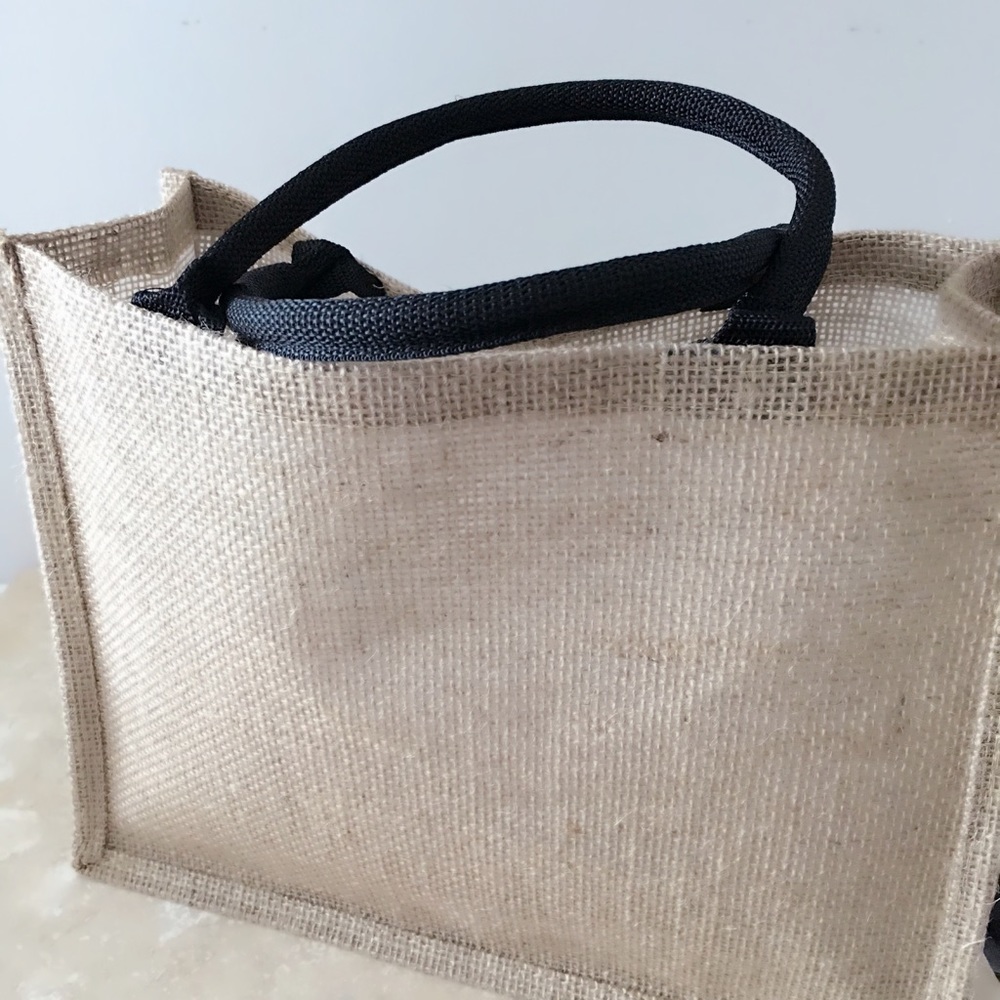 PM EDITOR PICK: “Thank You" Jute Tote Bag - Picture 2 of 3