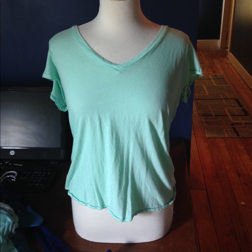 Greenish Blue Tee