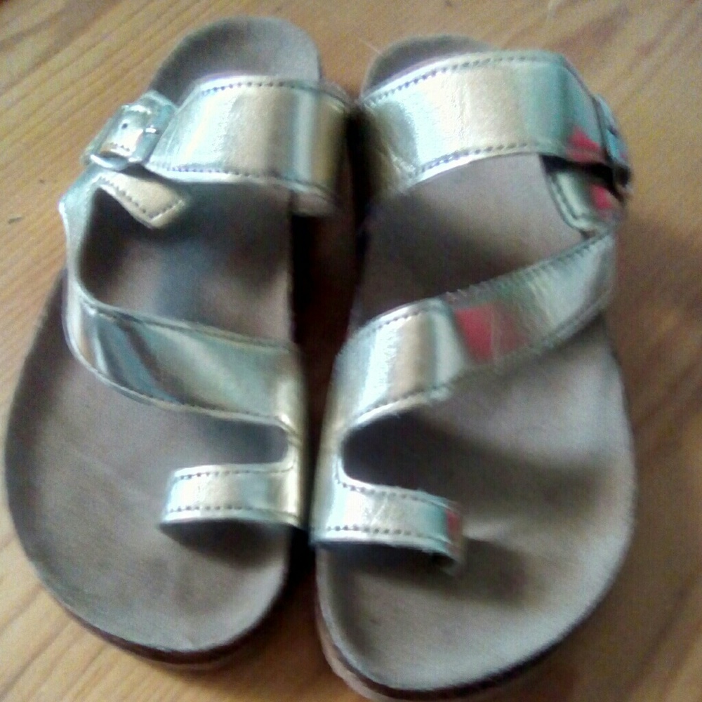 Gold sandals