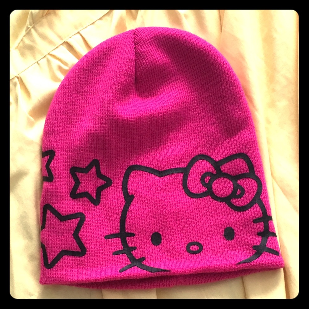 Pink Hello Kitty Beanie