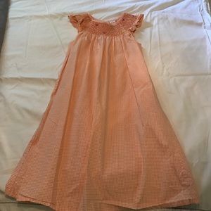 Girls smocked dress