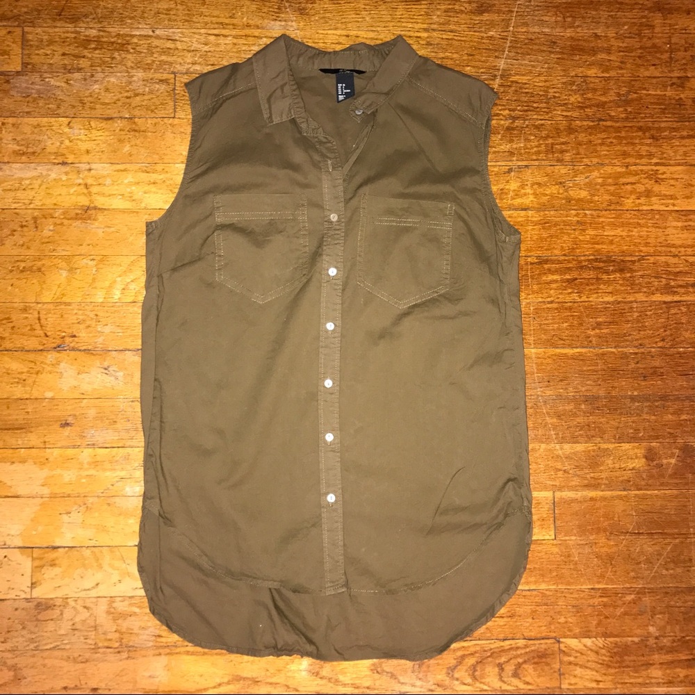 Brown Button Up