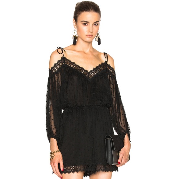 zimmerman black lace dress