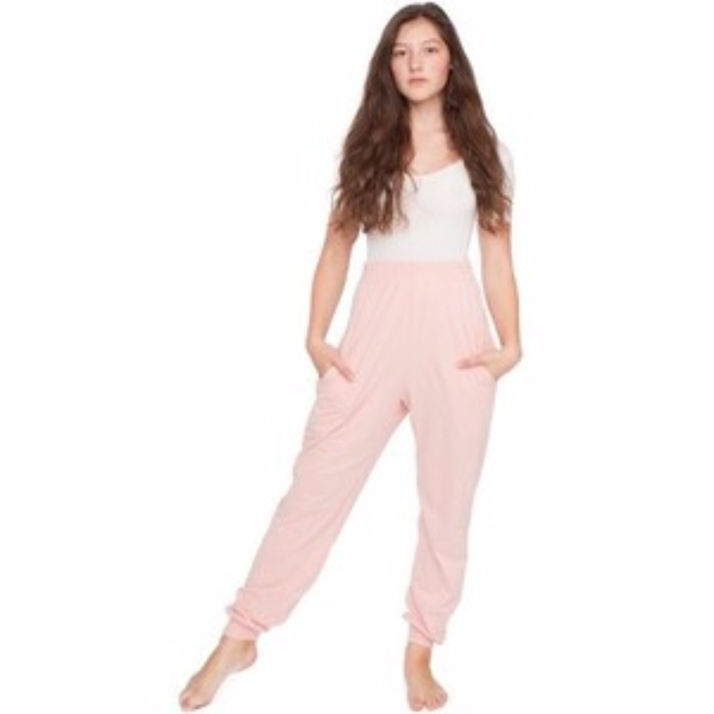 AA Unisex Pink Harem Spandex Pants