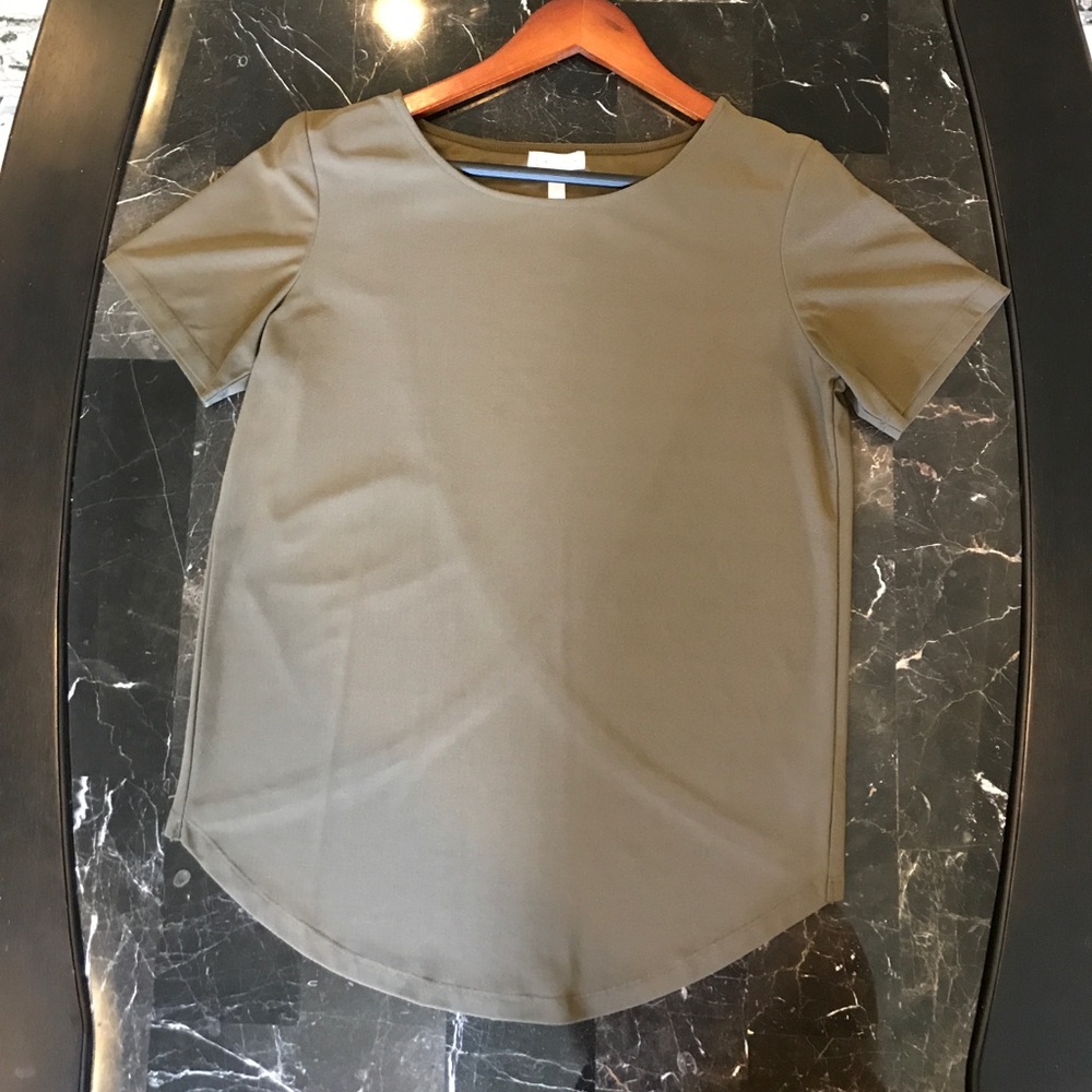 Leith Hunter Green Split Back Blouse - image 2