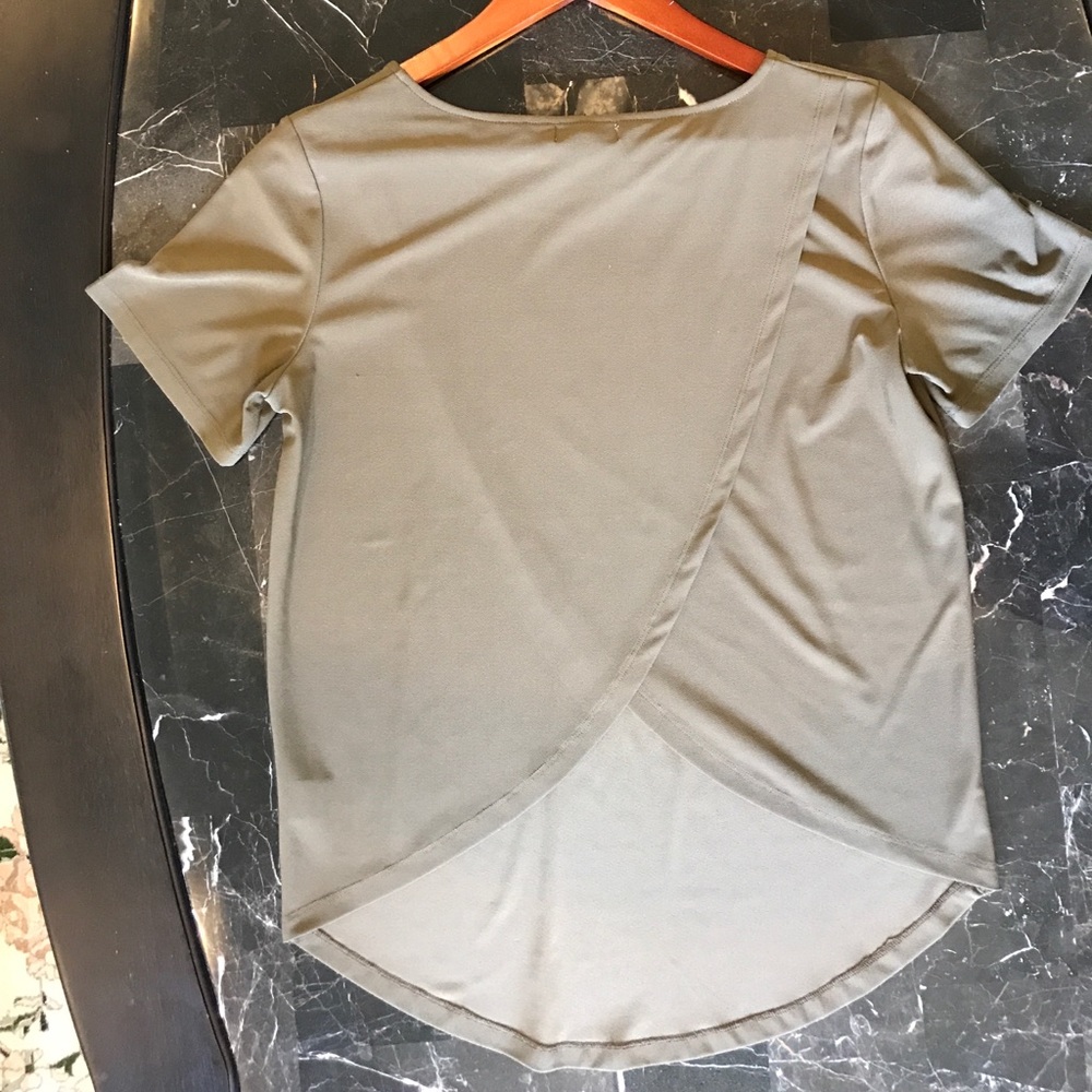 Leith Hunter Green Split Back Blouse - image 3