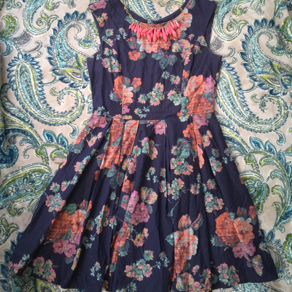 Floral Skater Dress