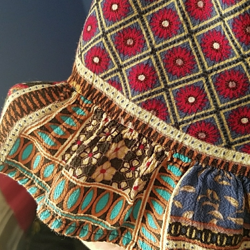 Patterned cotton blouse - Picture 3 of 4