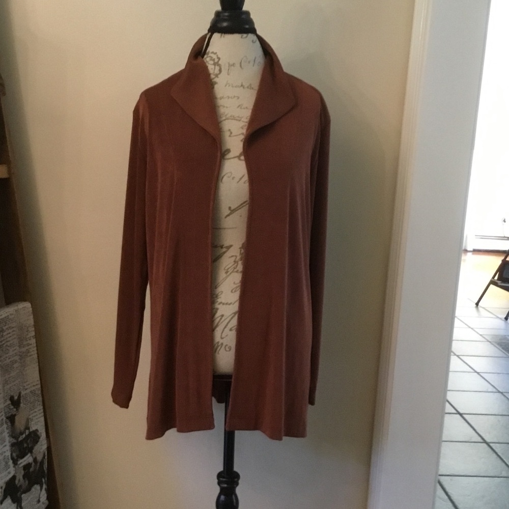Chicos travelers size 2, rust color