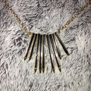 Gold and Black necklace