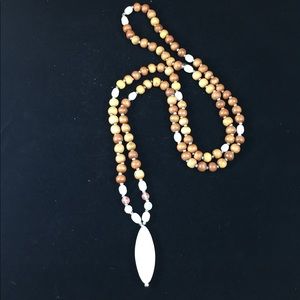 Rose Quartz 108 bead Zen Mala necklace